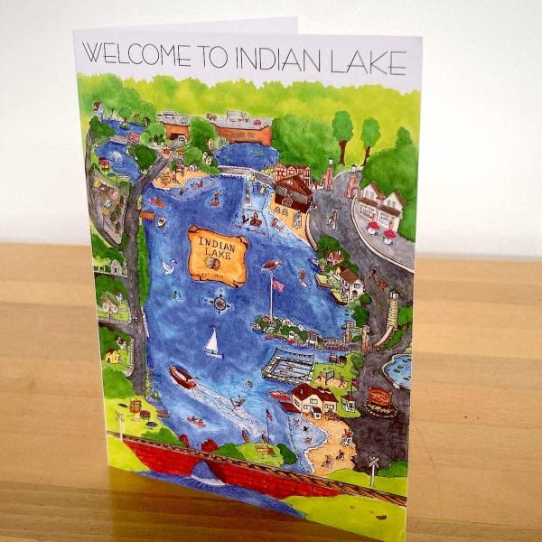 Indian Lake Greeting Card