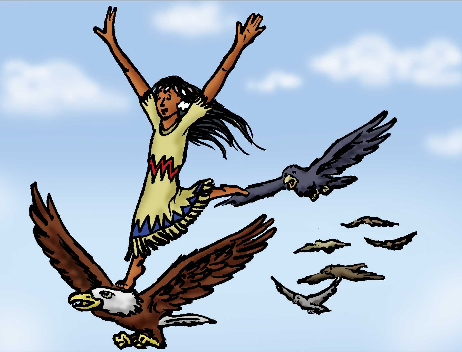 Sapanna and the Birds of Prey