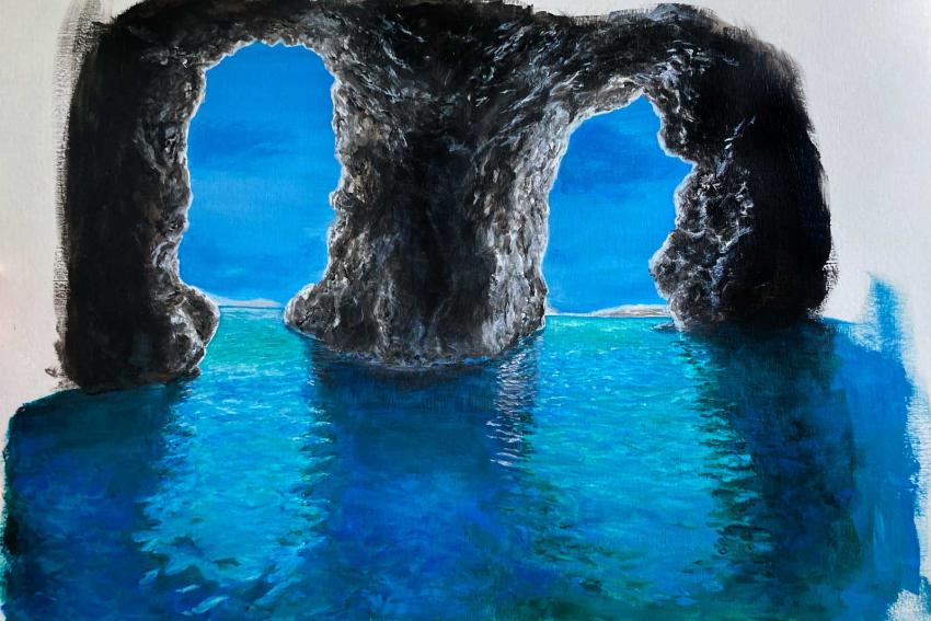 Seaside in Cave